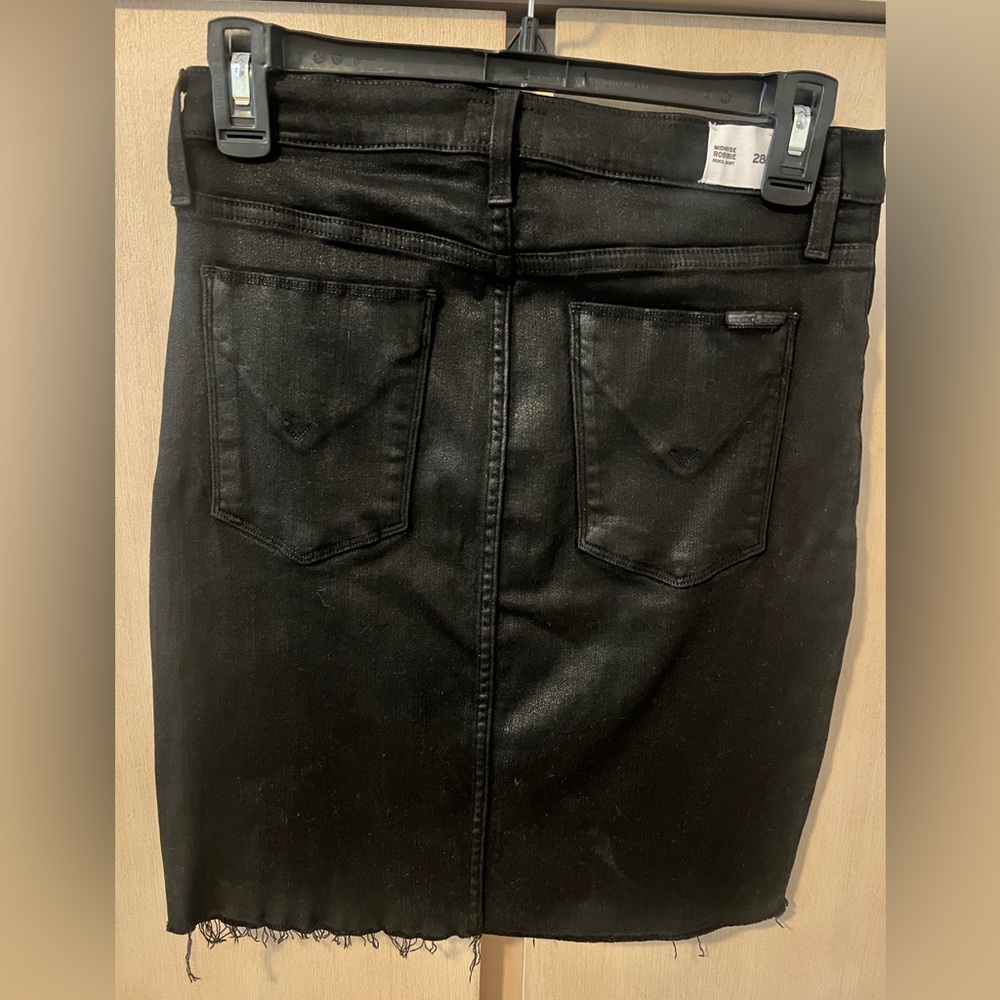 Hudson Jeans Robbie black mini skirt